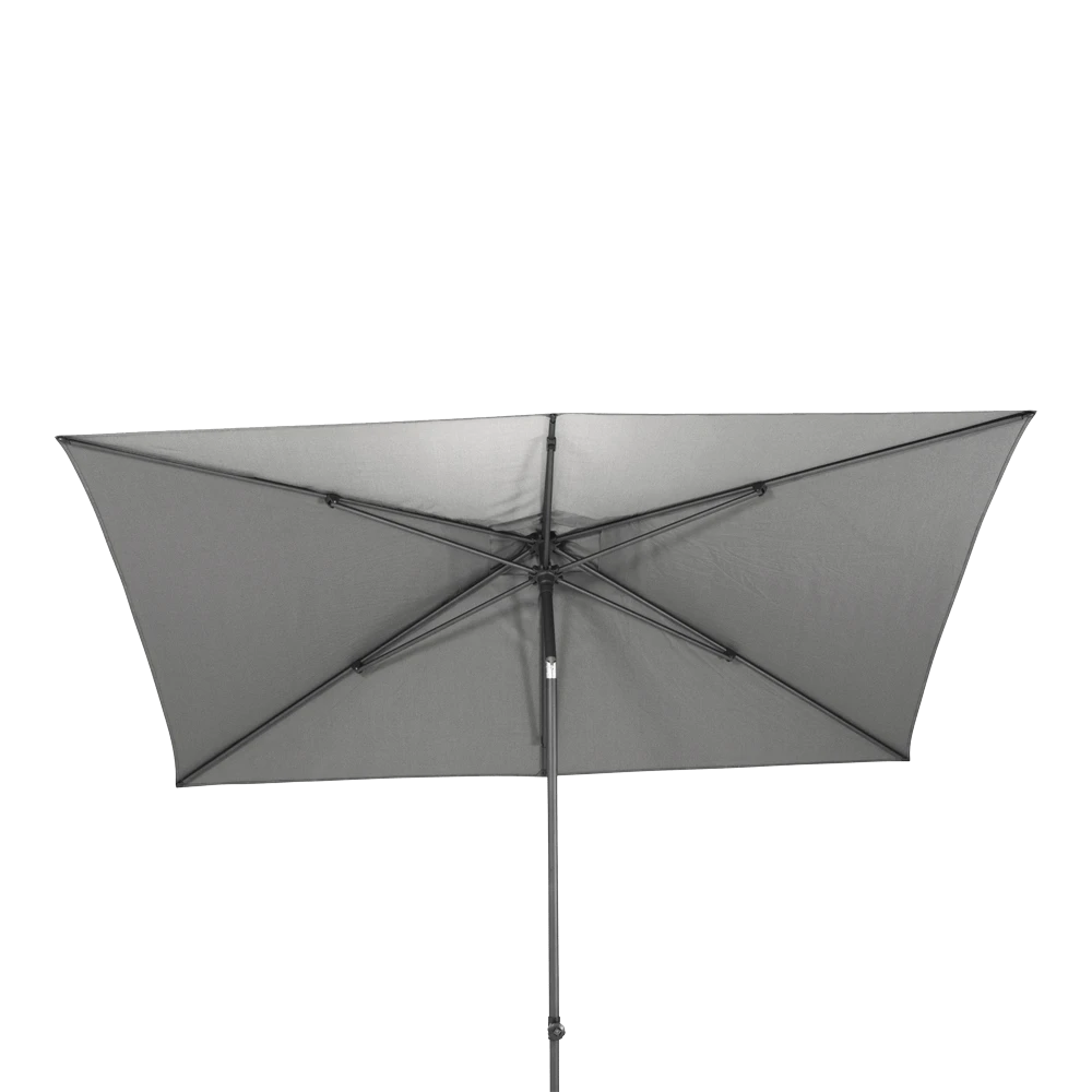 Azzzurro Stokparasol 200 X 300 Cm - Mid Grey 2 Azzzurro Stokparasol 200 X 300 Cm - Mid Grey - Afbeelding 2