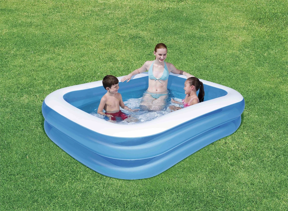 Bestway Opblaasbaar Zwembad - Familie - 211x132x46cm 2 Bestway Opblaasbaar Zwembad - Familie - 211x132x46cm - Afbeelding 2