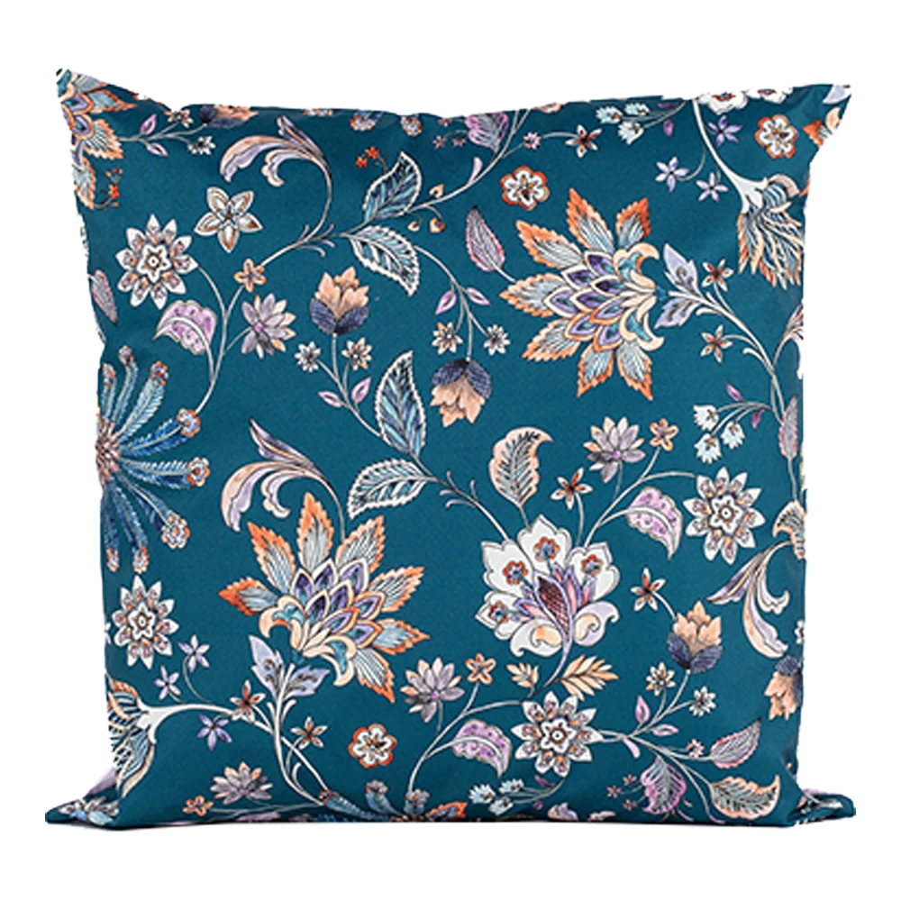 Buitenkussen Bloemmotief 45x45cm - Tuinkussen 1 Buitenkussen Bloemmotief 45x45cm - Tuinkussen