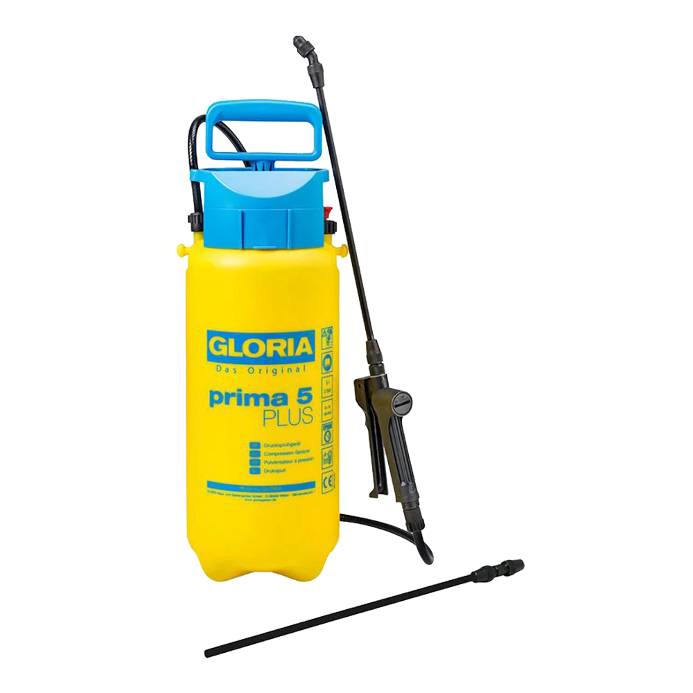 Drukspuit Prima PLUS 5l - Zuurbestendig - Gloria 1 Drukspuit Prima PLUS 5l - Zuurbestendig - Gloria