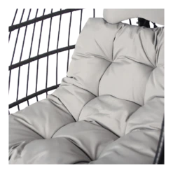 Hangstoel Norway - Inklapbaar - Zwart/Grijs -Tuinwereld Verkoop hangstoel norway inklapbaar zwart grijs 3