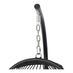 Hangstoel Norway - Inklapbaar - Zwart/Grijs -Tuinwereld Verkoop hangstoel norway inklapbaar zwart grijs 4