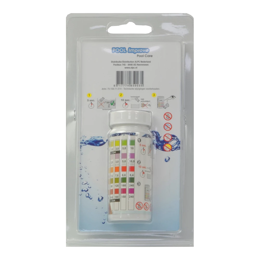 Pool Improve Teststrips 5 In 1 3 Pool Improve Teststrips 5 In 1 - Afbeelding 3