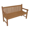Teak Bank De Luxe - 150cm - Naturel