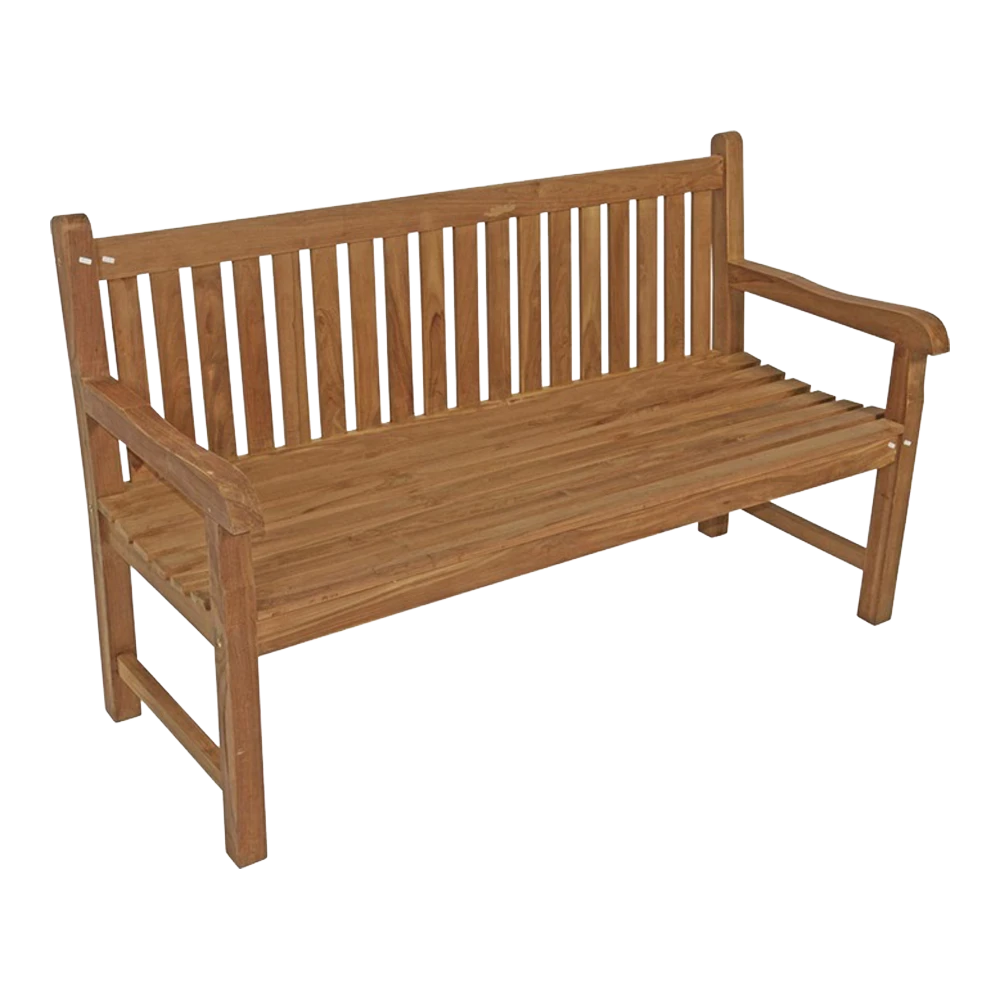 Teak Bank De Luxe - 150cm - Naturel 1 Teak Bank De Luxe - 150cm - Naturel