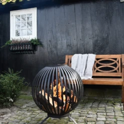 Vuurbal Met Strepen - D60cm - Fancy Flames -Tuinwereld Verkoop vuurbal met strepen d60cm fancy flames 3